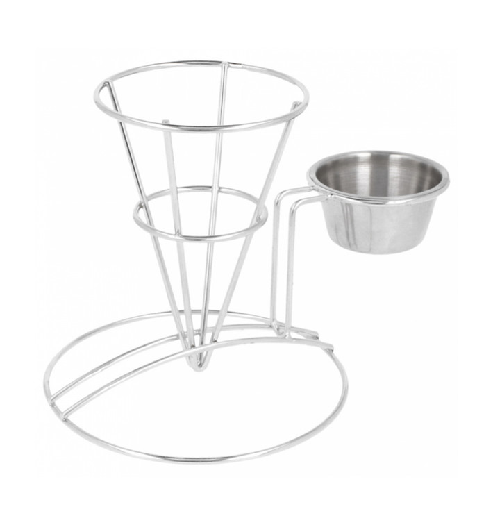 Display Basket Containers Steel with Cup Ø8,3x12,7cm (1 Unit) 