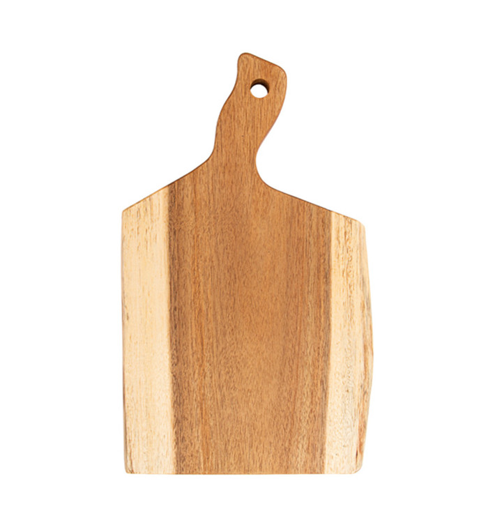 Wooden Serving Platter with Handle 35,5x23x1,9cm (8 Units)