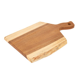 Wooden Serving Platter with Handle 35,5x23x1,9cm (8 Units)