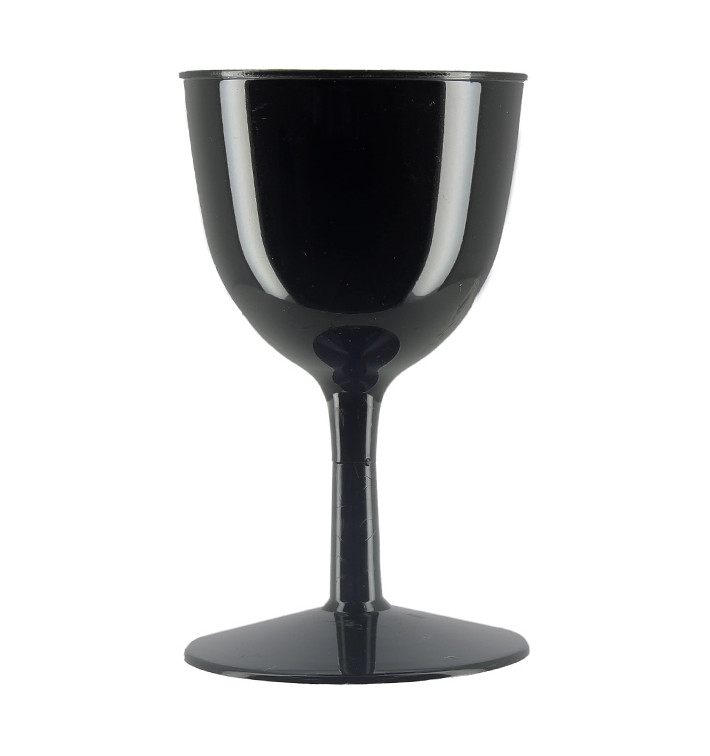 Plastic Tasting Cup Inyection Moulding PS Black 60 ml (10 Units) 