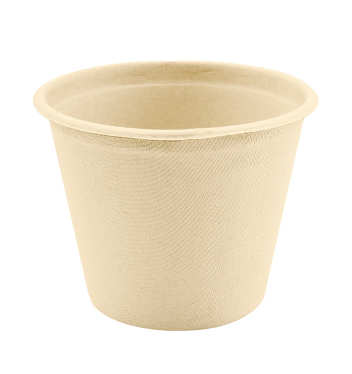 Sugarcane Container Natural Ø9,5cm 425ml (50 Units) 