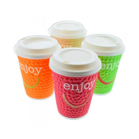 Paper Cup "Enjoy" 9 Oz/270ml Ø8,0cm (30 Units)