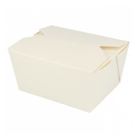 Paper Take-out Container "American" White 11,3x9x6,4cm 780ml (450 Units) 