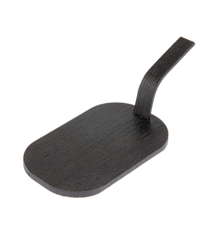 Bambo Mini Shovel Tray Black "Tapas" 8x5 cm (100 Units)  