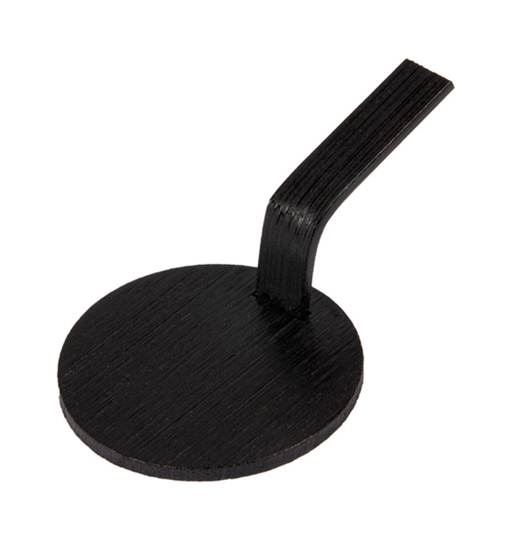 Bambo Mini Shovel Tray Black "Tapas" Ø5 cm (400 Units)