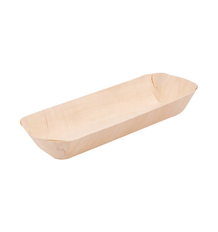 Wood Backing Tray Rectangular 19,5x7,5x2,7cm (50 Units) 