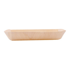 Wood Backing Tray Rectangular 19,5x7,5x2,7cm (50 Units) 