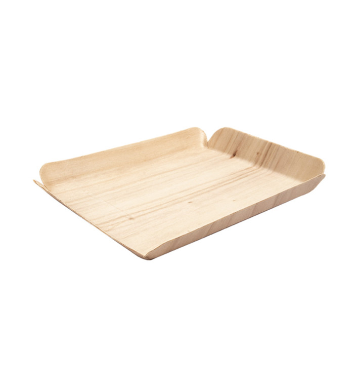 Wood Backing Tray Rectangular 15x11,5x1,5 cm (50 Units) 