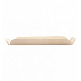 Wood Backing Tray Rectangular 22,5x11x3 cm (50 Units) 