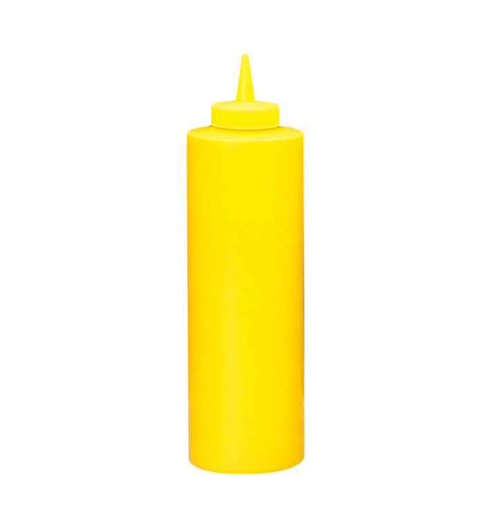 Squeezy Sauce Dispenser Plastic Yellow 720ml (36 Units)