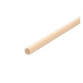 Paper Straw Straight Nature Wrapped With a Kraft Sleeve Ø0,6cm 21cm (3000 Units)