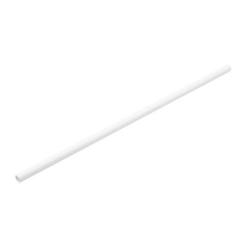 Paper Straw Straight White Ø6mm 20cm (3.000 Units) 