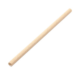 Paper Straw Straight Kraft Ø6mm 14cm (250 Units) 