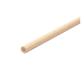 Paper Straw Straight Kraft Ø6mm 14cm (250 Units) 