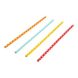 Paper Straw Straight Points Ø6mm 21cm (3.000 Units) 