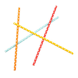 Paper Straw Straight Points Ø6mm 21cm (250 Units) 