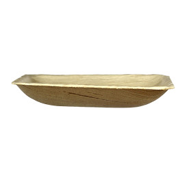 Palm Leaf Mini Plate Square Shape 10x10x2,5cm (25 Units) 