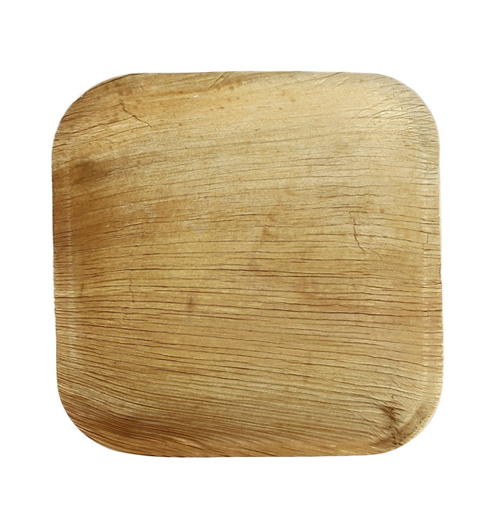 Palm Leaf Mini Plate Square Shape 11,5x11,5x1,5cm (200 Units)