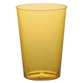 Plastic Cup PS "Moon" Mango Clear Ø7,3cm 220ml (50 Units) 