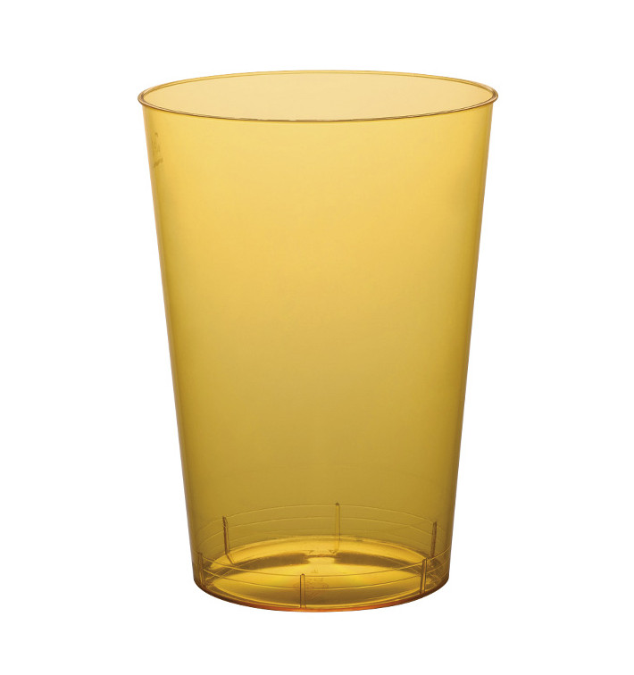 Plastic Cup PS "Moon" Mango Clear Ø7,3cm 220ml (50 Units) 