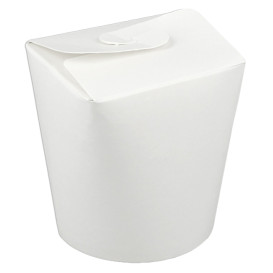 Paper Take-Out Container 100% ECO White 16Oz/480ml (500 Units)