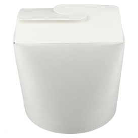 Paper Take-Out Container 100% ECO White 26Oz/780ml (500 Units)