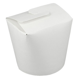 Paper Take-Out Container 100% ECO White 26Oz/780ml (500 Units)