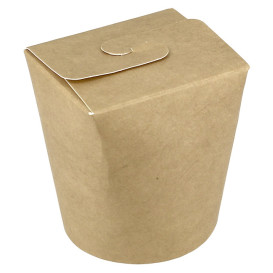 Paper Take-Out Container 100% ECO Kraft 16Oz/480ml (50 Units)