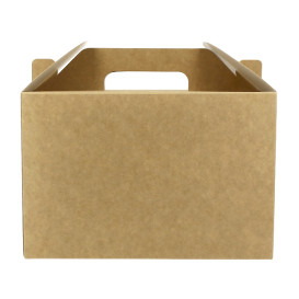 Paper Menu Box Kraft 22,5x14,5x15cm (150 Units)