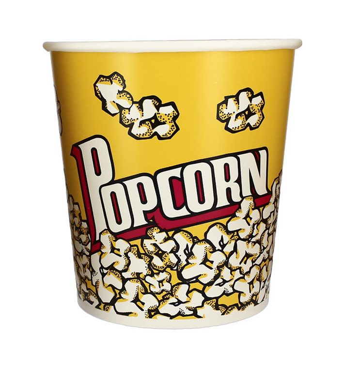 Paper Popcorn Box 3900ml 18,1x14,2x19,4cm (25 Units) 