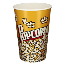 Paper Popcorn Box 1920ml 13,3x10x19,5cm (25 Units)