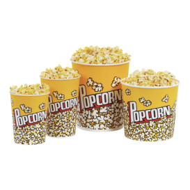 Paper Popcorn Box 3900ml 18,1x14,2x19,4cm (25 Units) 