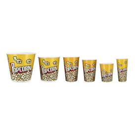 Paper Popcorn Box 3900ml 18,1x14,2x19,4cm (25 Units) 