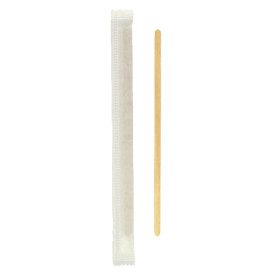 Wooden Coffee Stirrer Wrapped 11cm (5000 Units) 