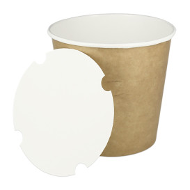 Paper Lid for Chicken Bucket 85Oz/2550ml (50 Units)  