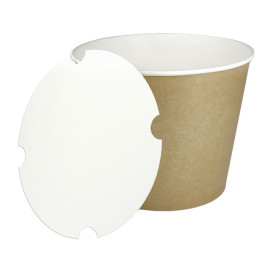 Paper Lid for Chicken Bucket 130Oz/3990ml (50 Units)  