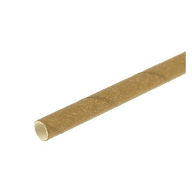 Paper Straw Straight Kraft Ø0,6cm 21cm (3.000 Units)