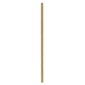 Paper Straw Straight Kraft Ø0,6cm 21cm (3.000 Units)