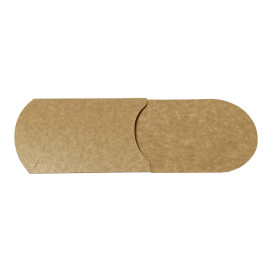 Paper Wrap Food Container Kraft 240x90x35mm (1.000 Units)