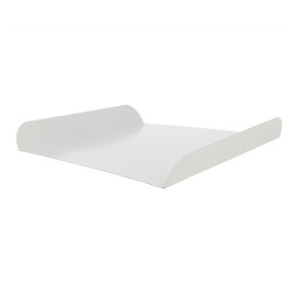 Paper Tray Waffle White 15x13cm (2000 Units)