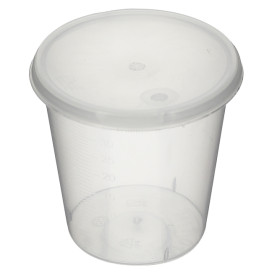 Plastic Lid PP Clear Ø4,5cm for Graduated Cup PP Clear (250 Units)