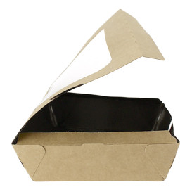 Paper Take-out Container "Premium" 21x13x3,5cm 730ml (25 Units)