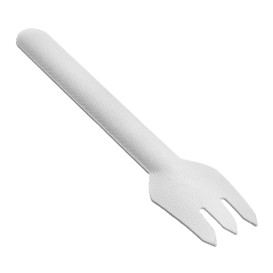 Sugarcane Fork White 16cm (50 Units)