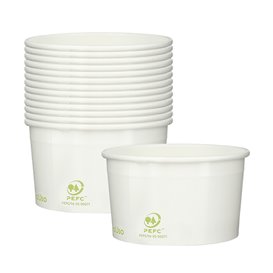 Paper Ice Cream Container Eco-Friendly 100ml (2600 Units)