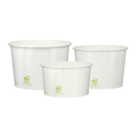 Paper Ice Cream Container Eco-Friendly 310ml (50 Units) 