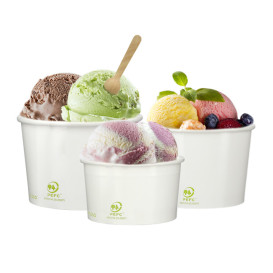 Paper Ice Cream Container Eco-Friendly 310ml (50 Units) 