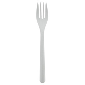 Reusable Fork PP Mineral "Hercules" White 185mm (1.000 Units)