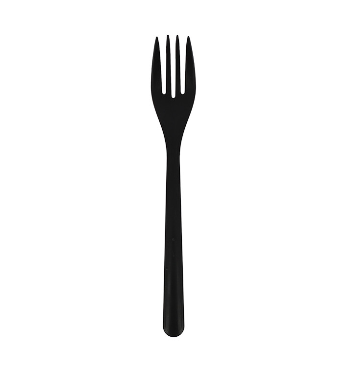 Reusable Fork PP Mineral "Hercules" Black 185mm (1.000 Units)