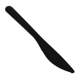 Reusable Knife PP Mineral "Hercules" Black 185mm (50 Units)