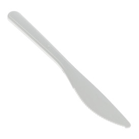 Reusable Knife PP Mineral "Hercules" White 185mm (50 Units)